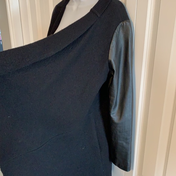 Joie Faiga lamb and boiled wool jacket open front sweater cardigan - Picture 3 of 9